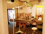 香港医学博物館に展示されていた古い手術台